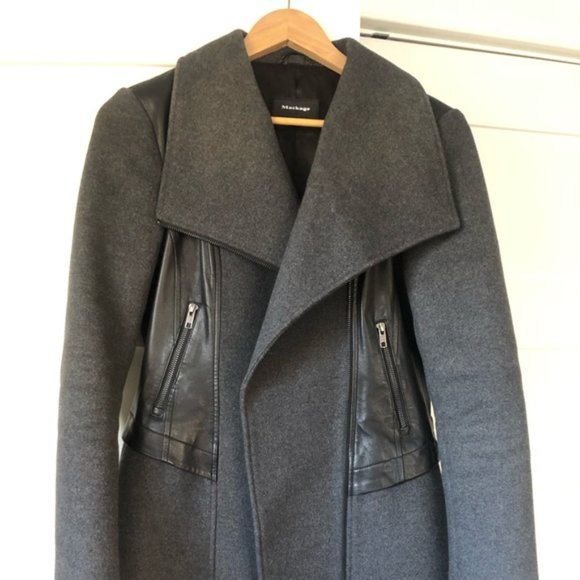 MACKAGE charcoal grey jacket - Picture 5 of 16